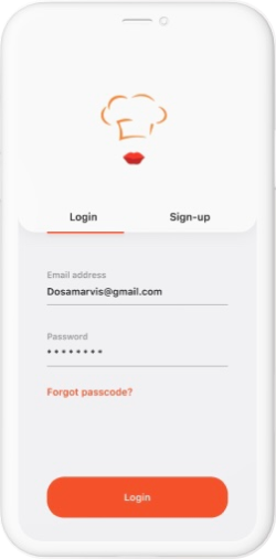 phone with sign up
